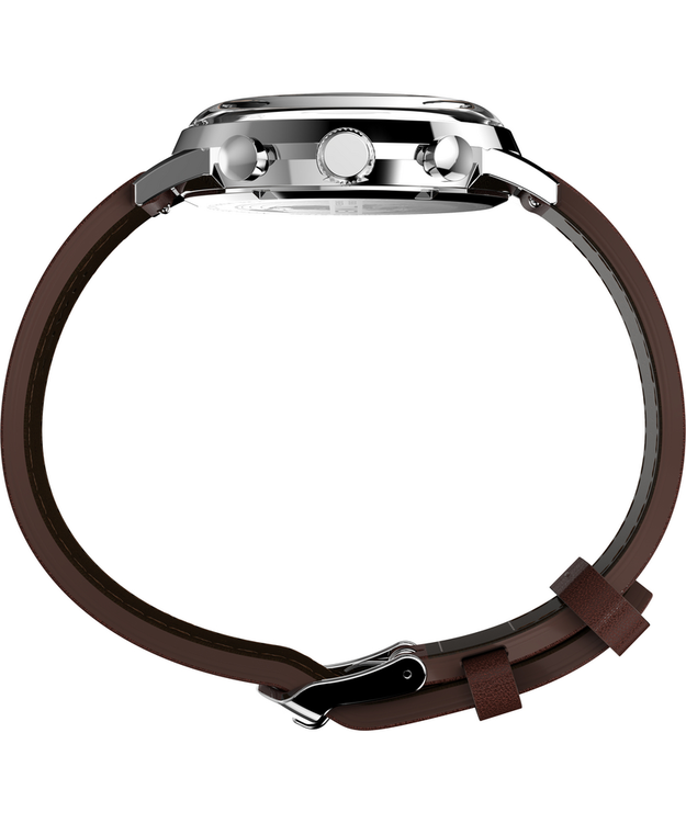 Luxusní Marlin hodinky, Hnědá, Stříbrná barva