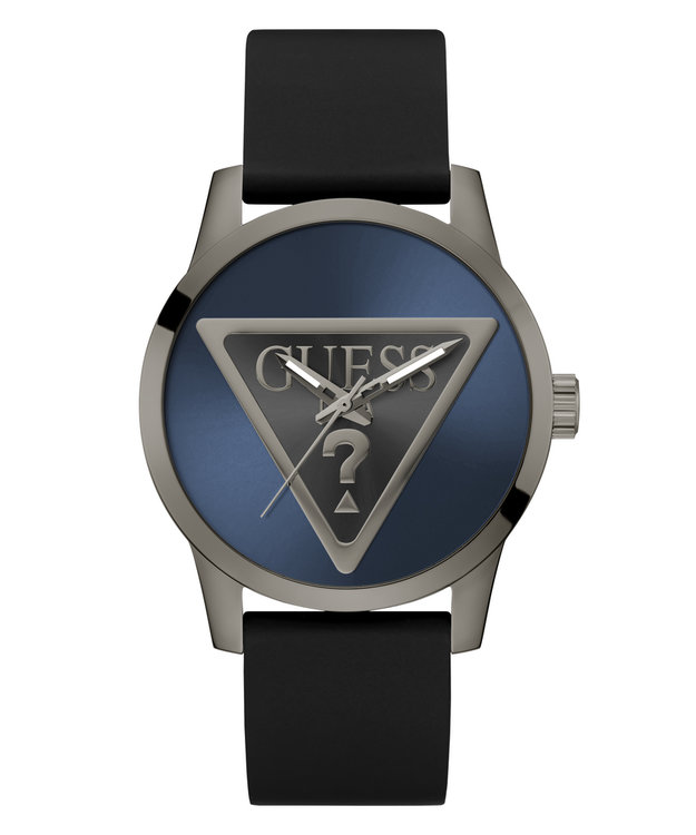 GUESS – Badge hodinky, Černá, Modrá, Šedá barva