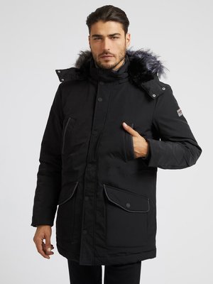 Guess – Technical parka, Černá barva