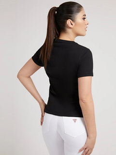 Luxusní Icon logo tričko, Černá barva, XS, S, M, L, XL