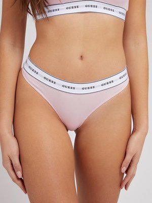 Carrie tanga – Guess, Růžová barva Ženy