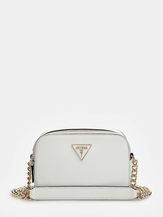 GUESS – Noelle crossbody, Bílá barva