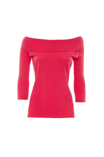 Módní Morus svetr, Červená barva, 2022