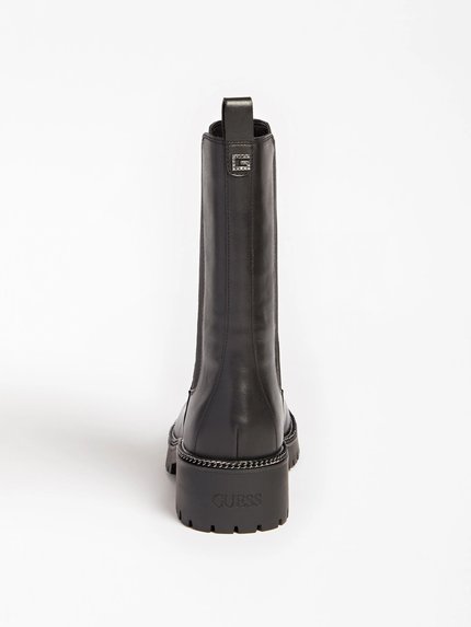 Módní Ibbie kozačky, Černá barva, 2022