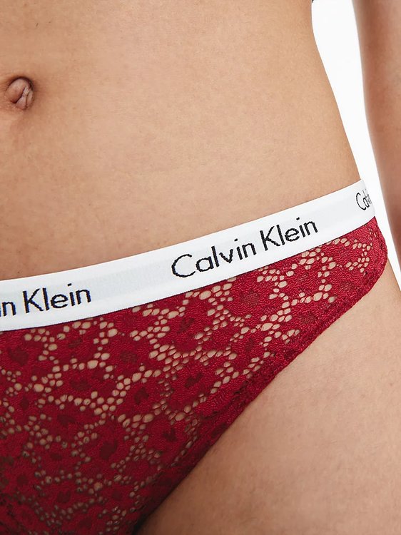 Carousel bikiny 3ks – Calvin Klein Underwear, Červená, Růžová barva Ženy