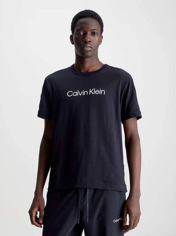 Calvin Klein Performance – Gym triko, Černá barva