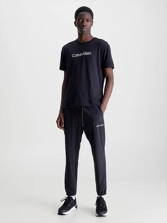 Módní Gym triko, Černá barva, 2023