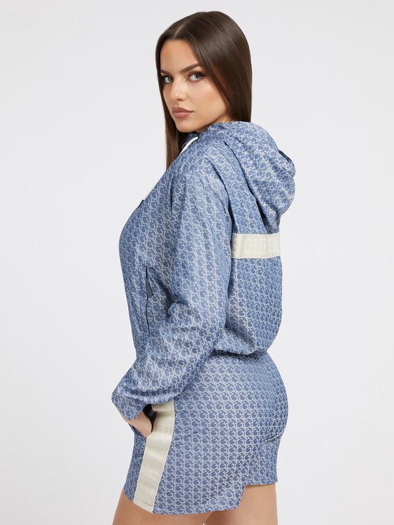 Alethea větrovka – GUESS, Modrá barva Ženy