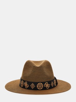 GUESS – Fedora klobouk, Hnědá barva