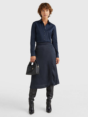 Heritage košile – Tommy Hilfiger, Modrá, Navy barva Ženy