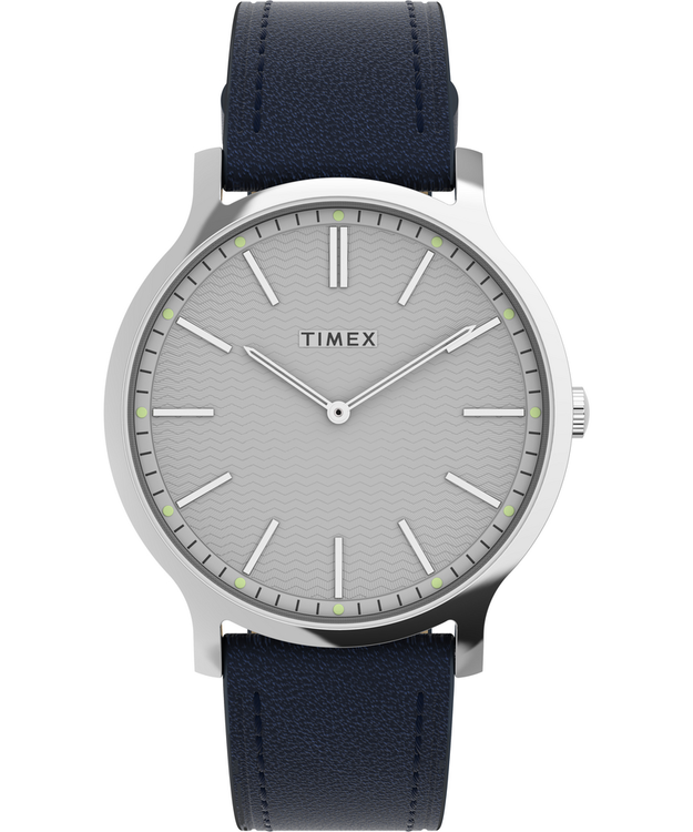 TIMEX – Trend hodinky, Navy, Stříbrná barva
