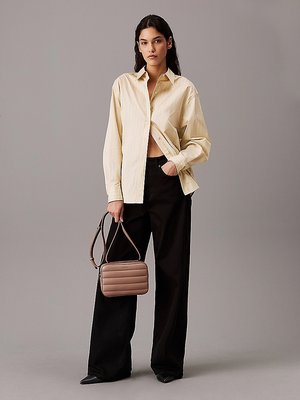 Line Quilt crossbody – Calvin Klein Jeans, Hnědá barva Ženy