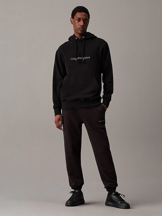 Luxusní Chenille Monol tepláky, Černá barva, XS, S, M, L, XL