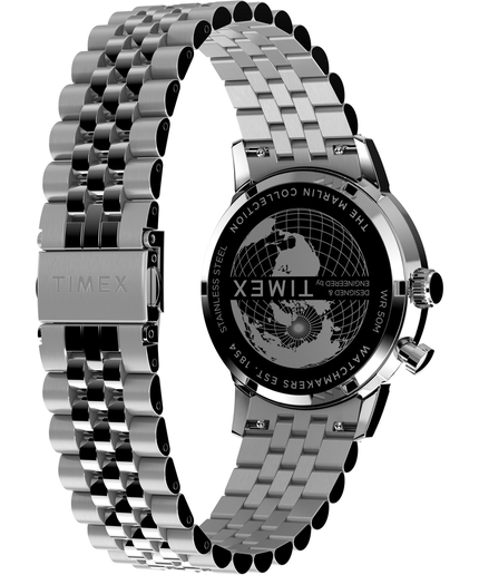 Módní Marlin hodinky, Navy, Stříbrná barva, 2024