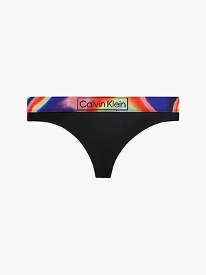 Calvin Klein Underwear – Pride tanga, Černá barva