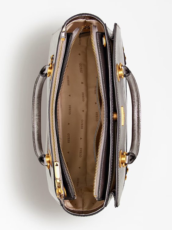 Módní Amantea kabelka, Stříbrná barva, 2022