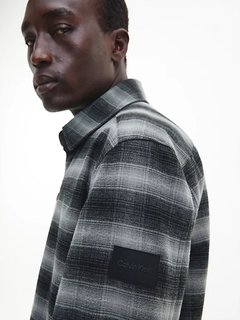 Luxusní Twill Fleece košile, Černá barva, S, M, L, XL