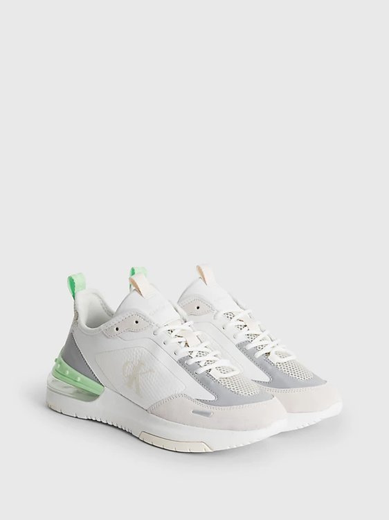 Módní Sporty Runner tenisky, Bílá barva, 2023