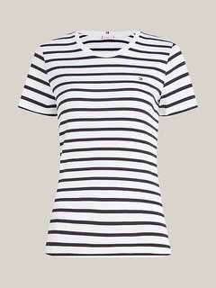 Slim Cody Rib triko Bílá barva Ženy