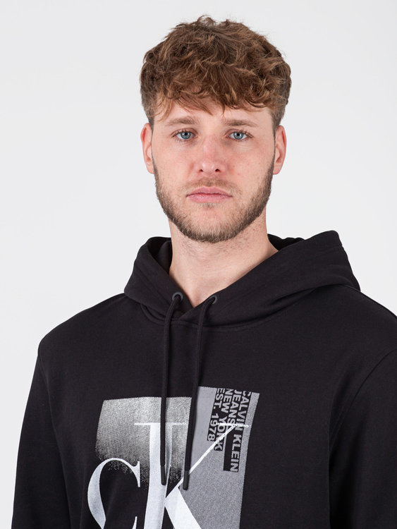 Luxusní Connected layer mikina, Černá barva, S, M, L, XL