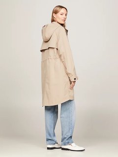 Essential Cotton Blend parka Béžová barva Ženy