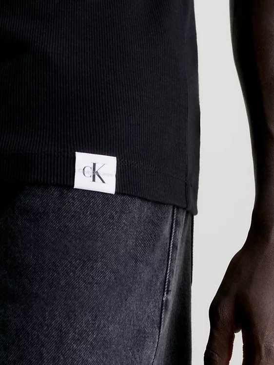 Módní Woven top, Černá barva, 2024