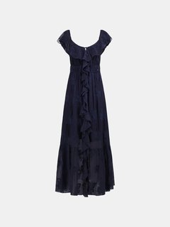 Elide Long šaty Modrá barva Ženy