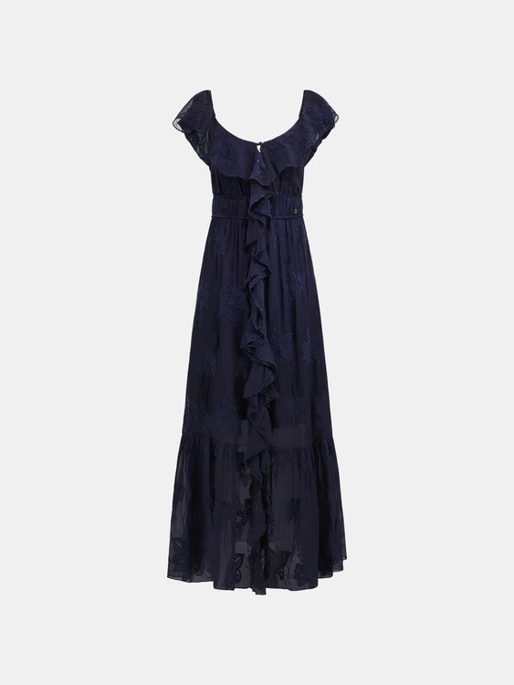 Elide Long šaty Modrá barva Ženy