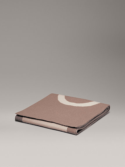 Módní Two-Tone šála, Červená, Hnědá barva, 2024