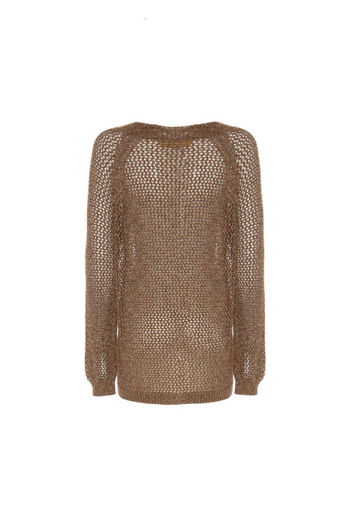 Luxusní Moret svetr, Bronzová barva, XS, S, M, L