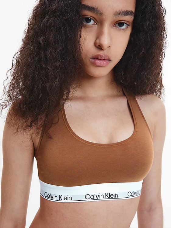 Luxusní 000QF7044E-GP4 podprsenka UNLINED BRALETTE, S, M, L