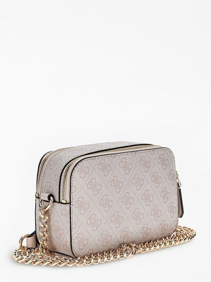 Noelle crossbody – GUESS, Béžová barva Ženy