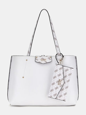 Brenton kabelka – GUESS, Bílá barva Ženy