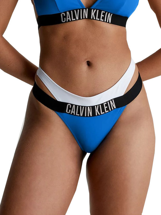 Intense Power plavky - Spodní díl – Calvin Klein Swimwear, Modrá barva Ženy