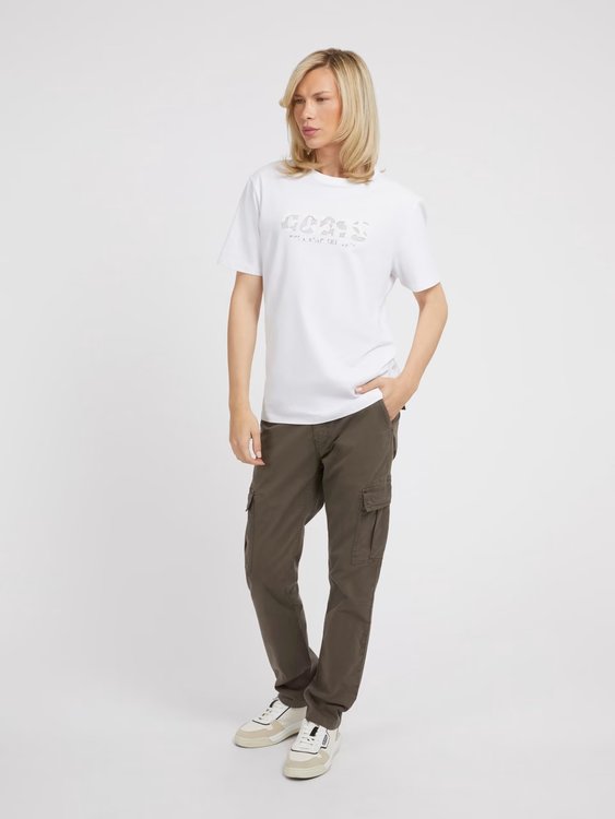 Módní Rubber triko, Bílá barva, 2023