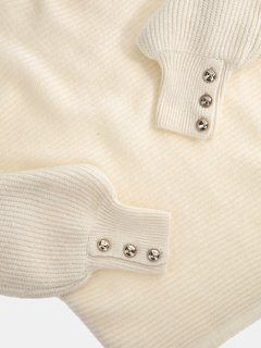 Luxusní Isadora svetr, Bílá barva, XS, S, M, L