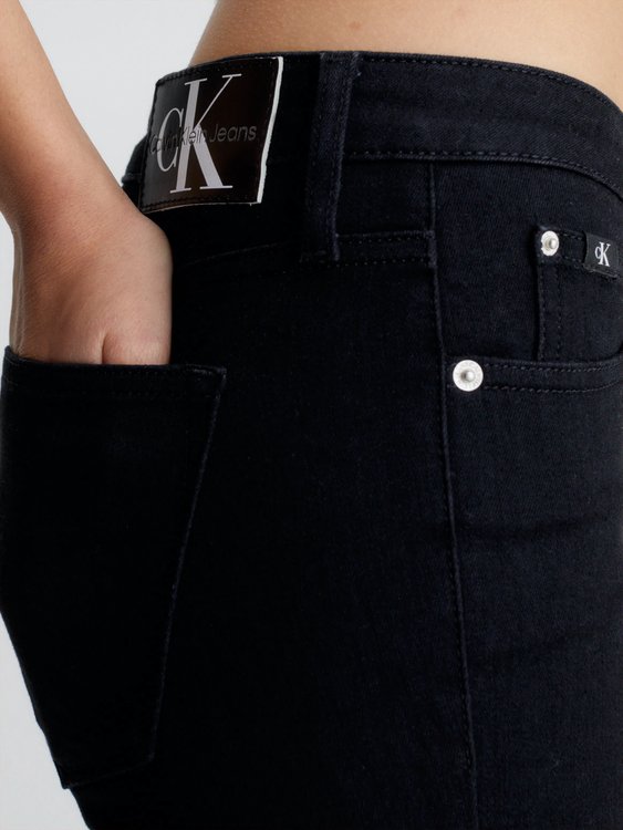 Módní Skinny jeans, Černá barva, 2024, 2023