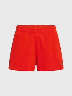 CK Embro Badge šortky Červená barva Ženy