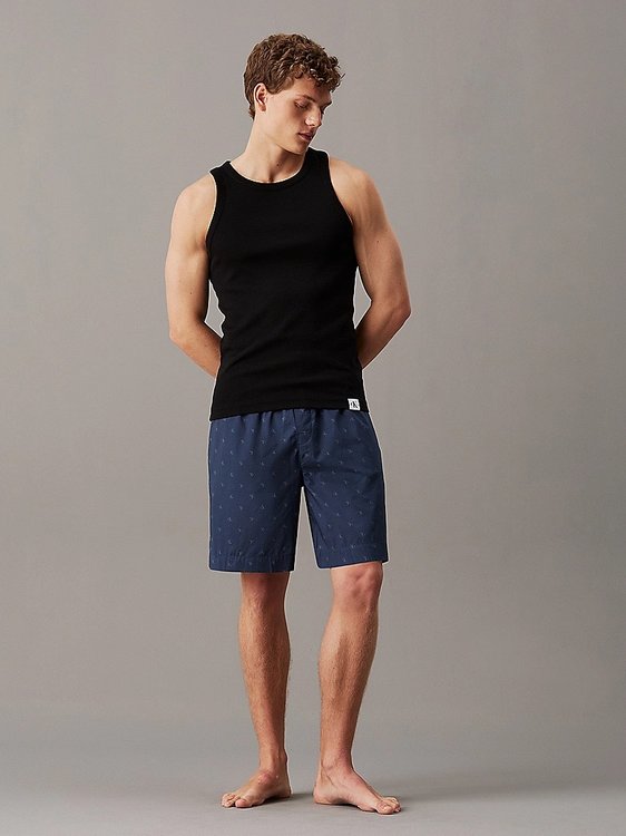 Luxusní Cotton Poplin šortky, Modrá barva, S, M, L, XL