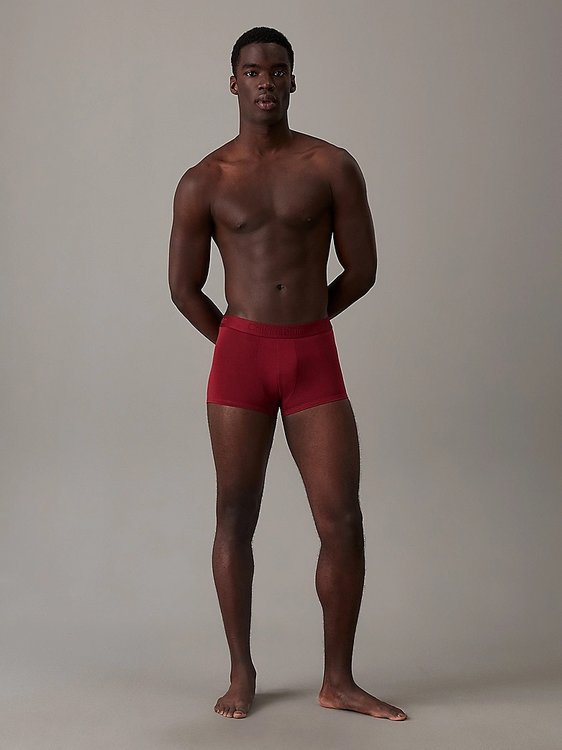 Luxusní CK Black Ultra Soft boxery, Červená barva, M, L, XL