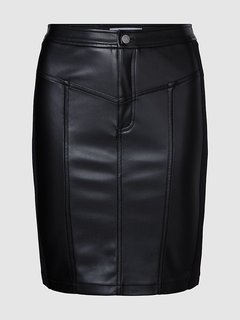 Sukně Faux Leather Stretch Černá barva Ženy, Ženy, Ženy