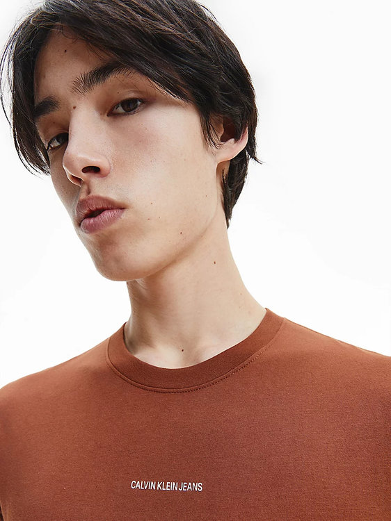 Hnědá barva, Logo triko