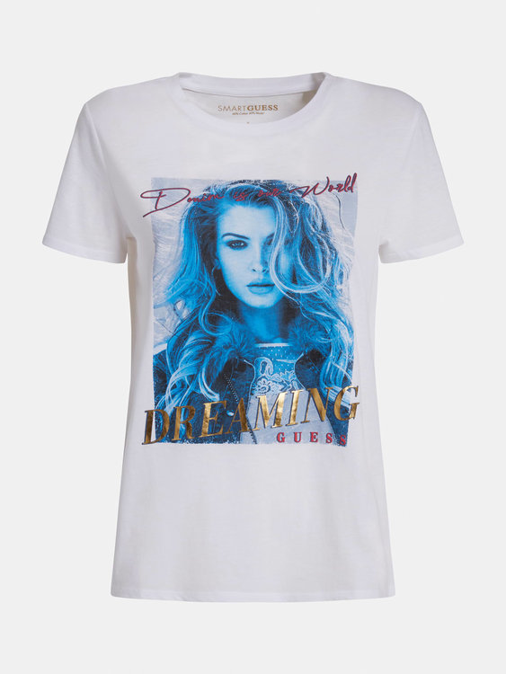 Bílá, Modrá barva, Dreaming triko