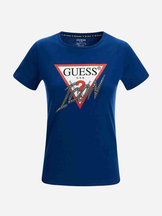 Guess – Icon tričko, Modrá barva 1