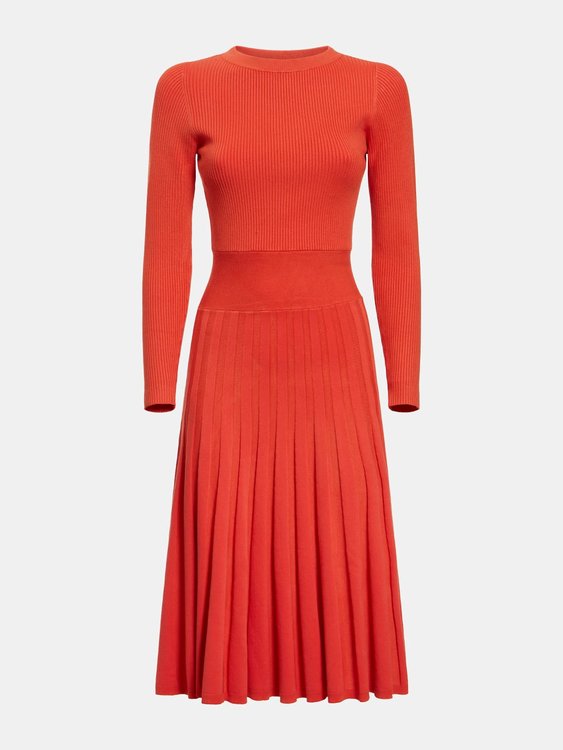 Marciano – Wavelength šaty, Červená barva 1