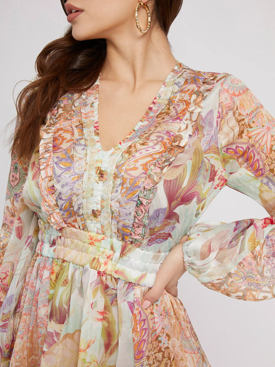 Multi barva, Primrose šaty