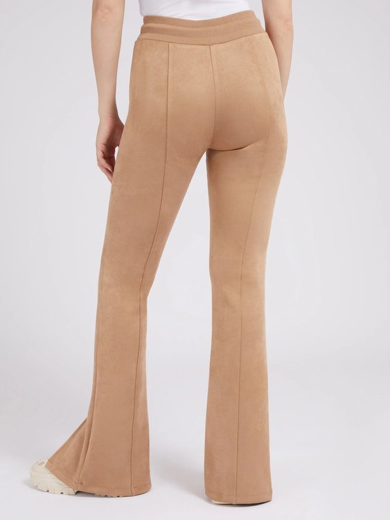 Stela kalhoty – Guess, Béžová barva Ženy