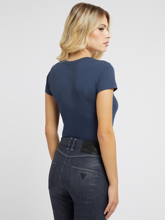 Adriana triko – GUESS, Modrá, Navy barva Ženy