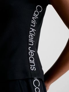 Luxusní Side Tape triko, Černá barva, XS, S, M, L