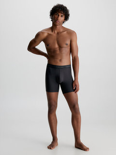 Luxusní Cotton Stretch boxery 3ks, Černá barva, S, M, L, XL